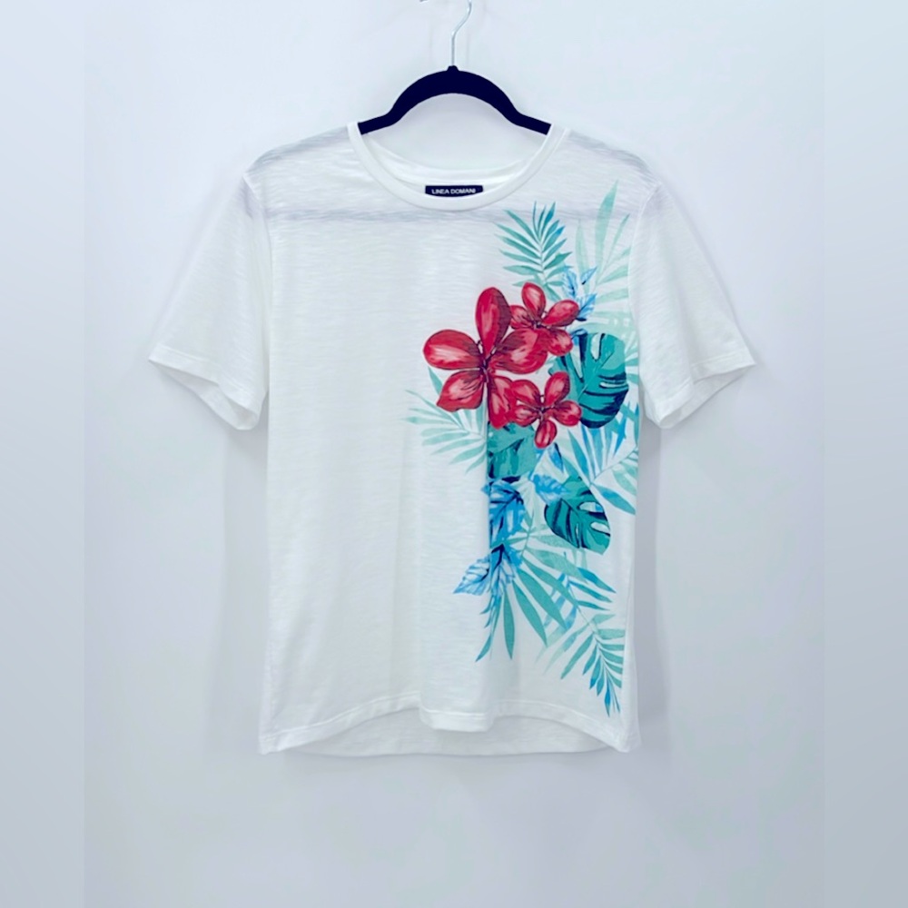 LINEA DOMANI Tropical Print Shirt